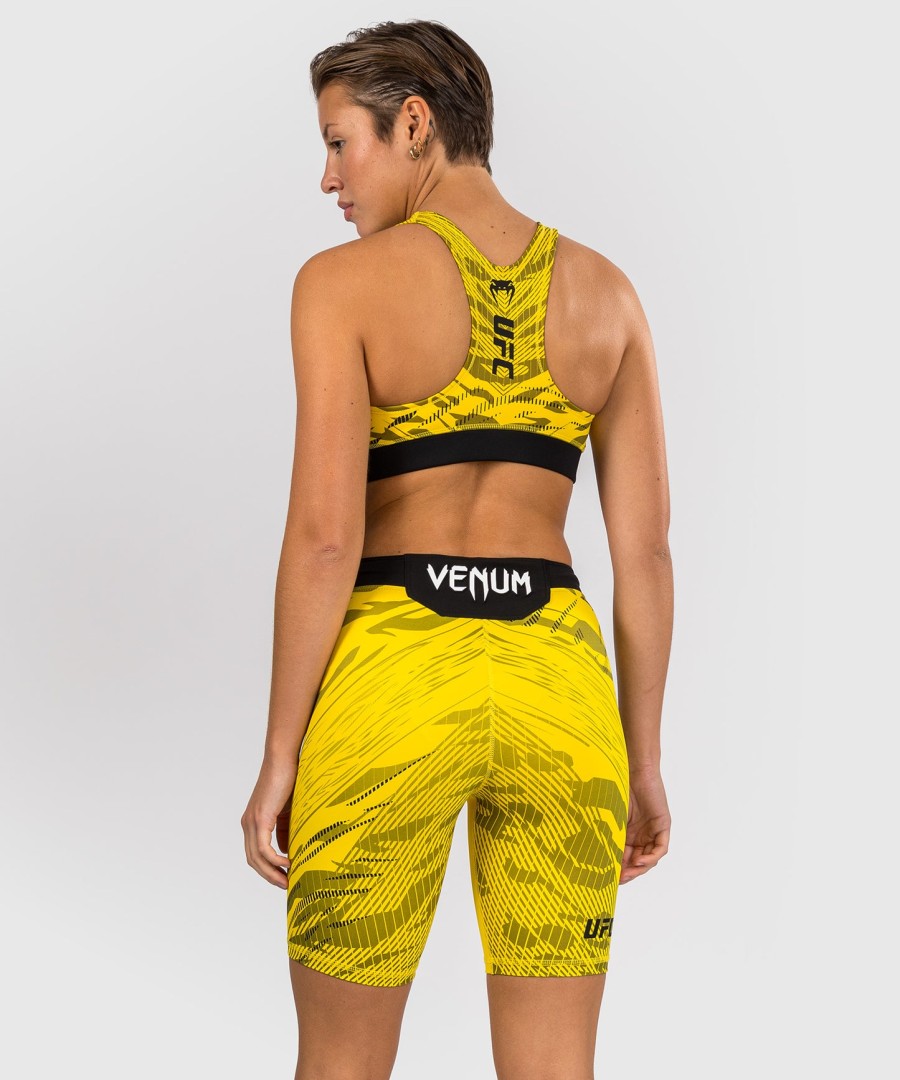 dámské kraťasy ufc fusion by venum authentic fight night vale tudo - long fit - žluté