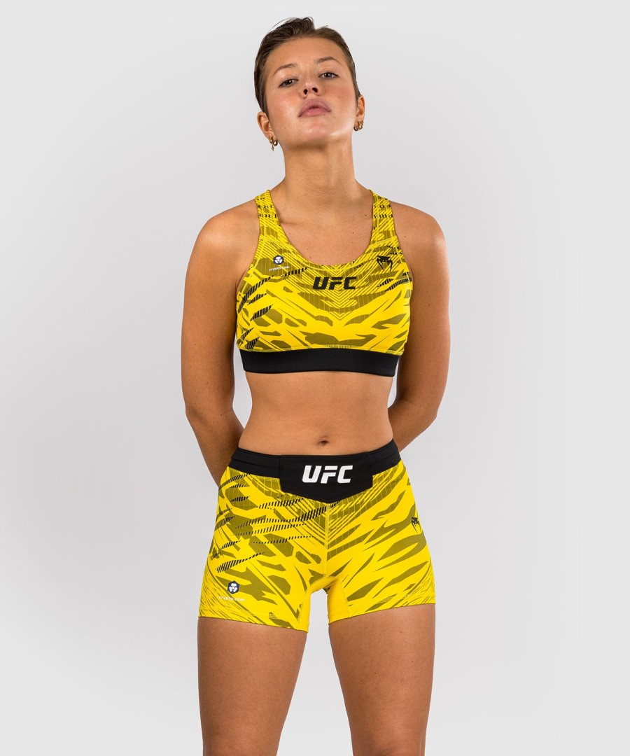 dámské kraťasy ufc fusion by venum authentic fight night vale tudo - krátký střih - žluté