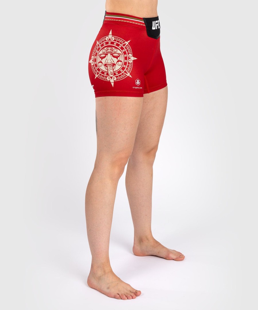 dámské kraťasy noche ufc by venum authentic fight night vale tudo - short fit - Červené