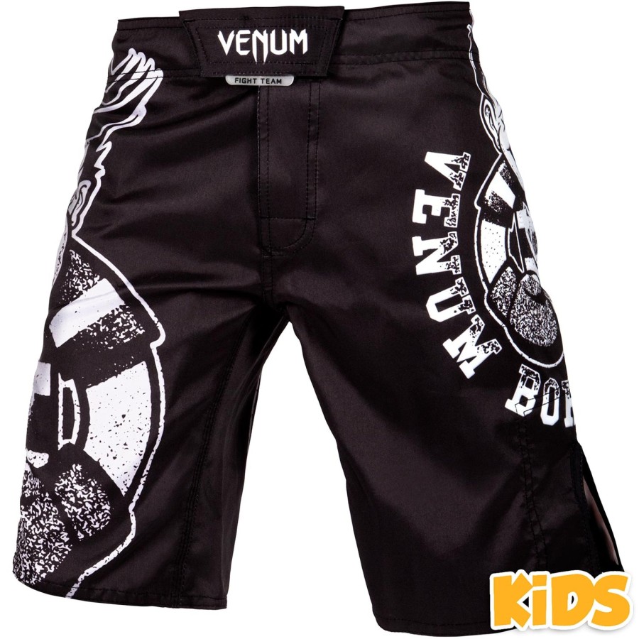 dětské bojové kraťasy venum born to fight - černobílé