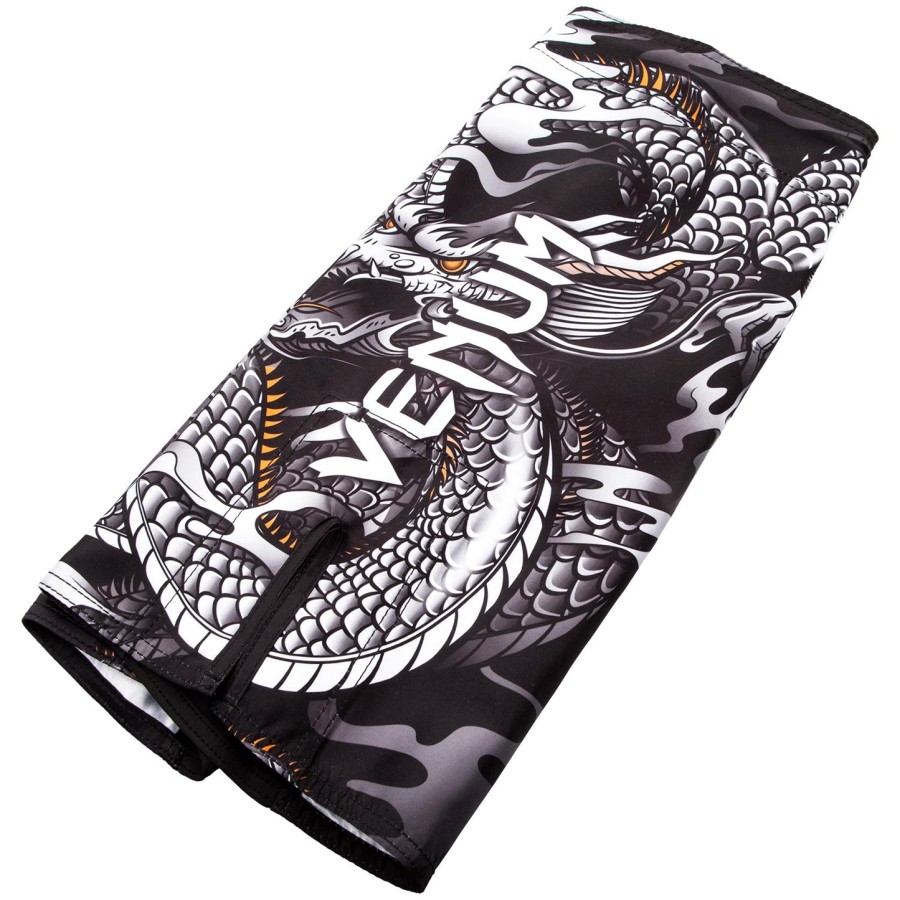 dětské bojové kraťasy venum dragon flight - černobílé