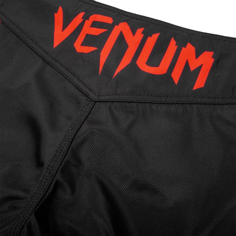 dětské bojové kraťasy venum signature - černo-červené