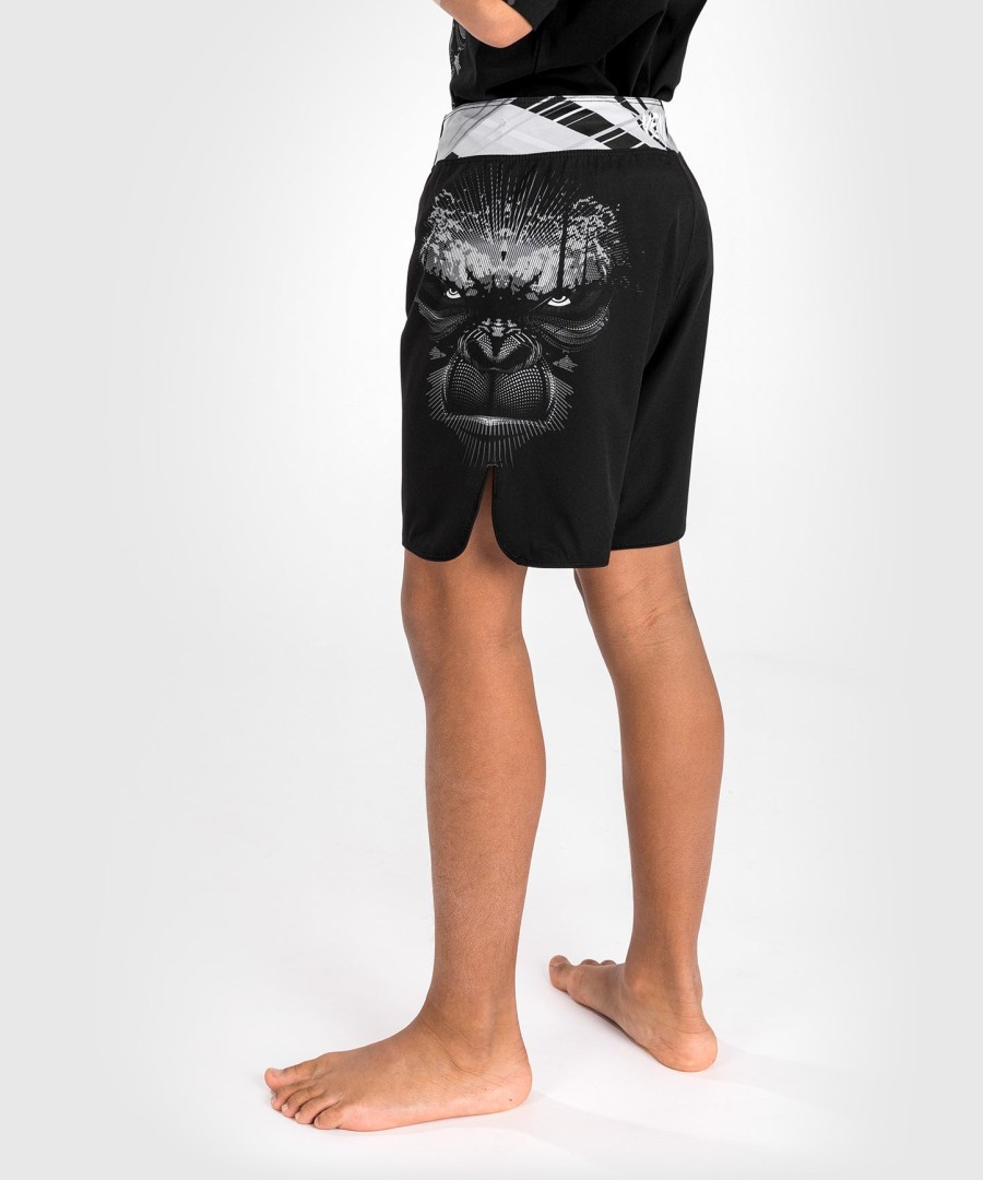 dětské bojové kraťasy venum gorilla jungle - černo-bílé