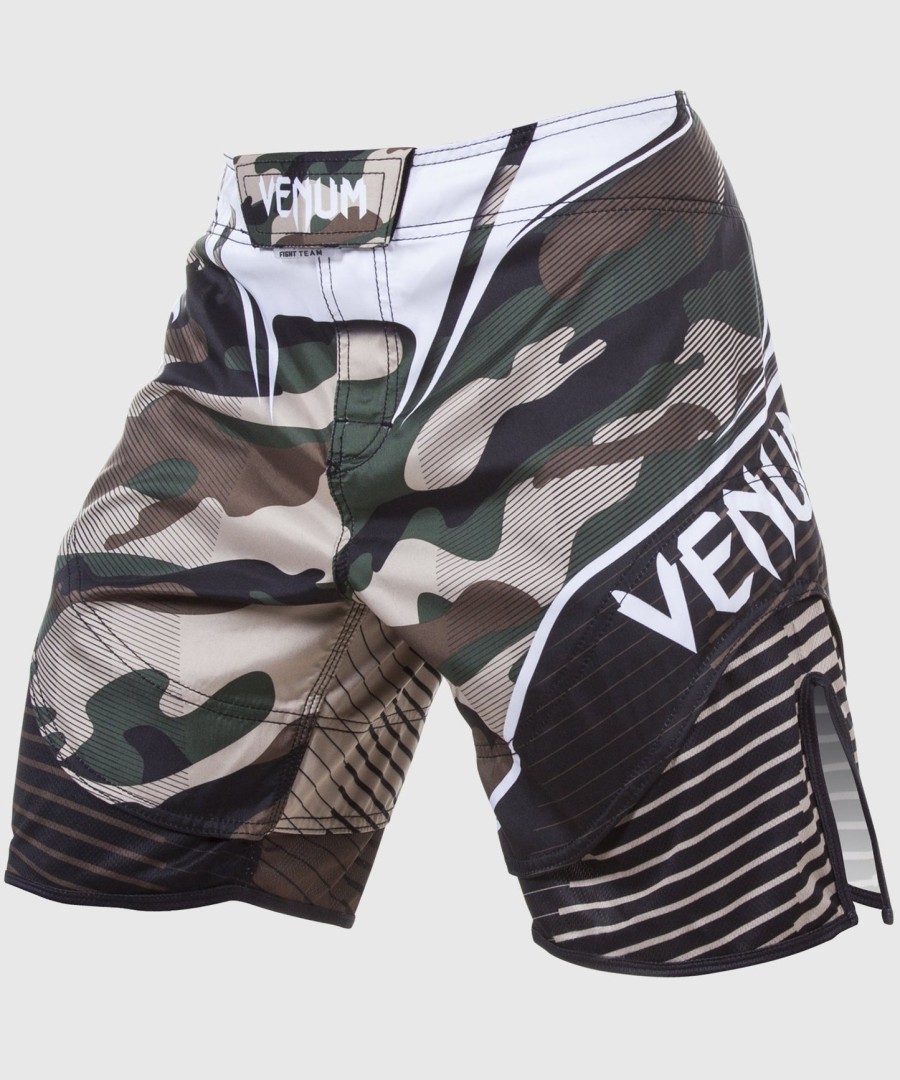 venum camo hero fightshorts - zelenáhnědá