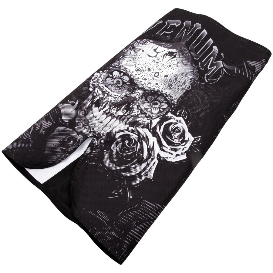 bojové kraťasy venum santa muerte 3.0 - černo-bílé