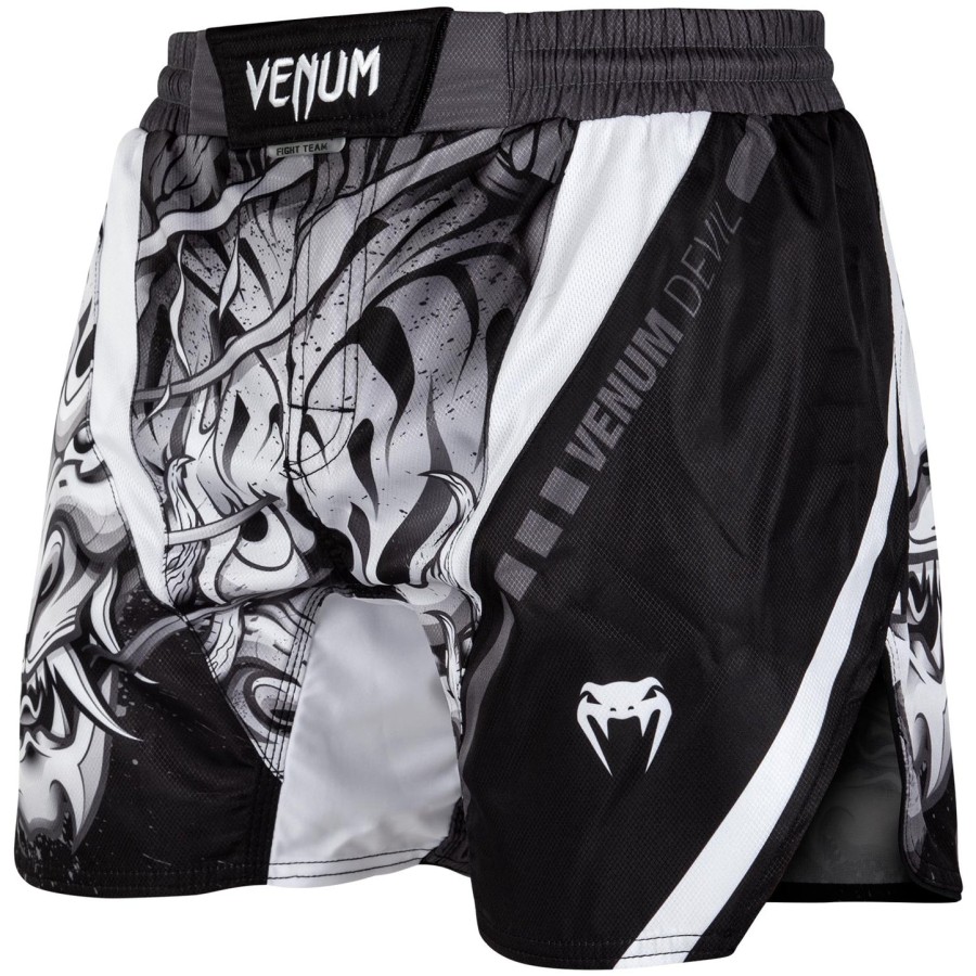 venum devil fightshorts - bílo-černé