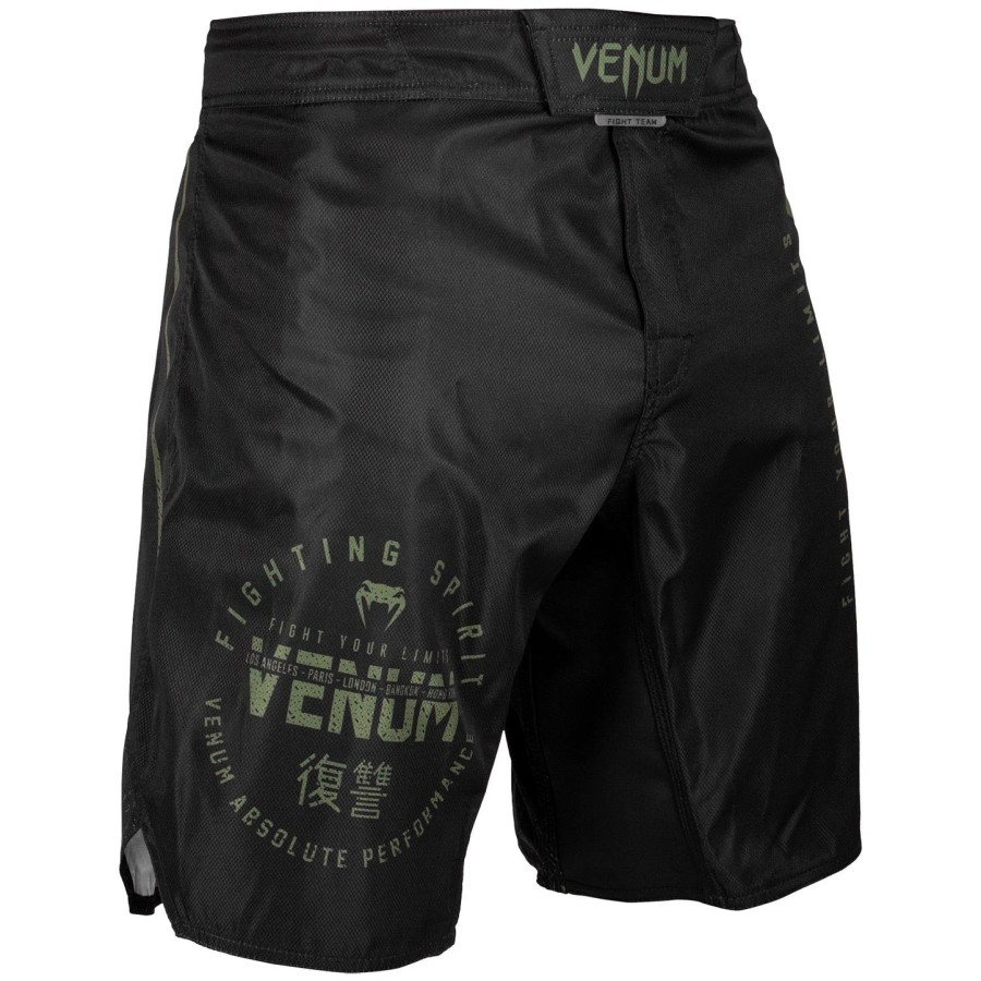venum signature fightshorts - Černékhaki - exkluzivní