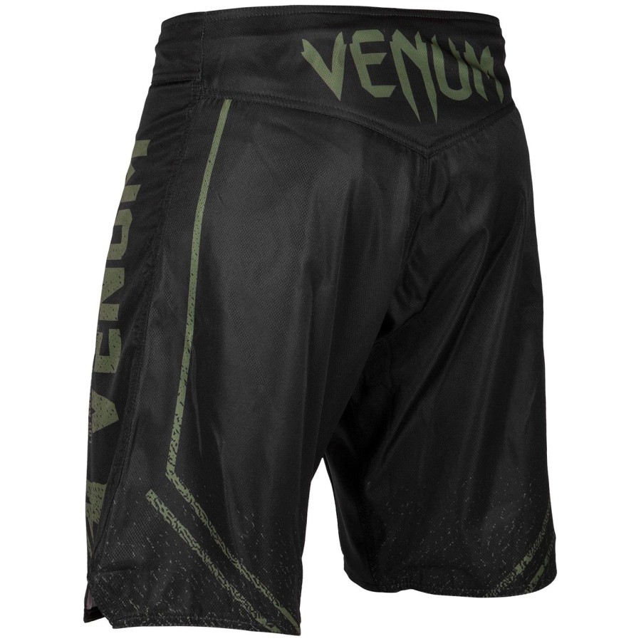 venum signature fightshorts - Černékhaki - exkluzivní