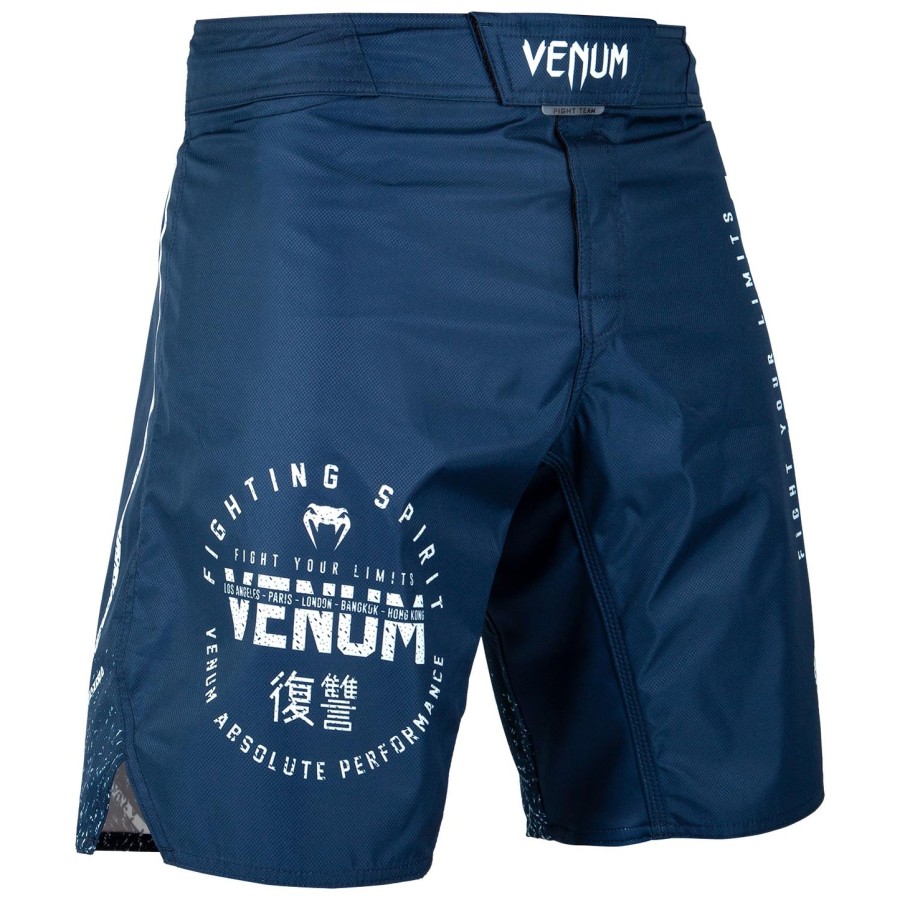 venum signature fightshorts - tmavě modrébílé