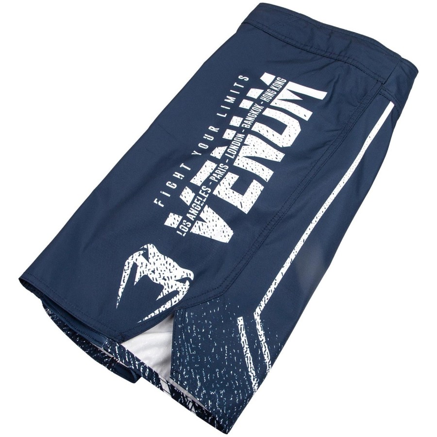 venum signature fightshorts - tmavě modrébílé