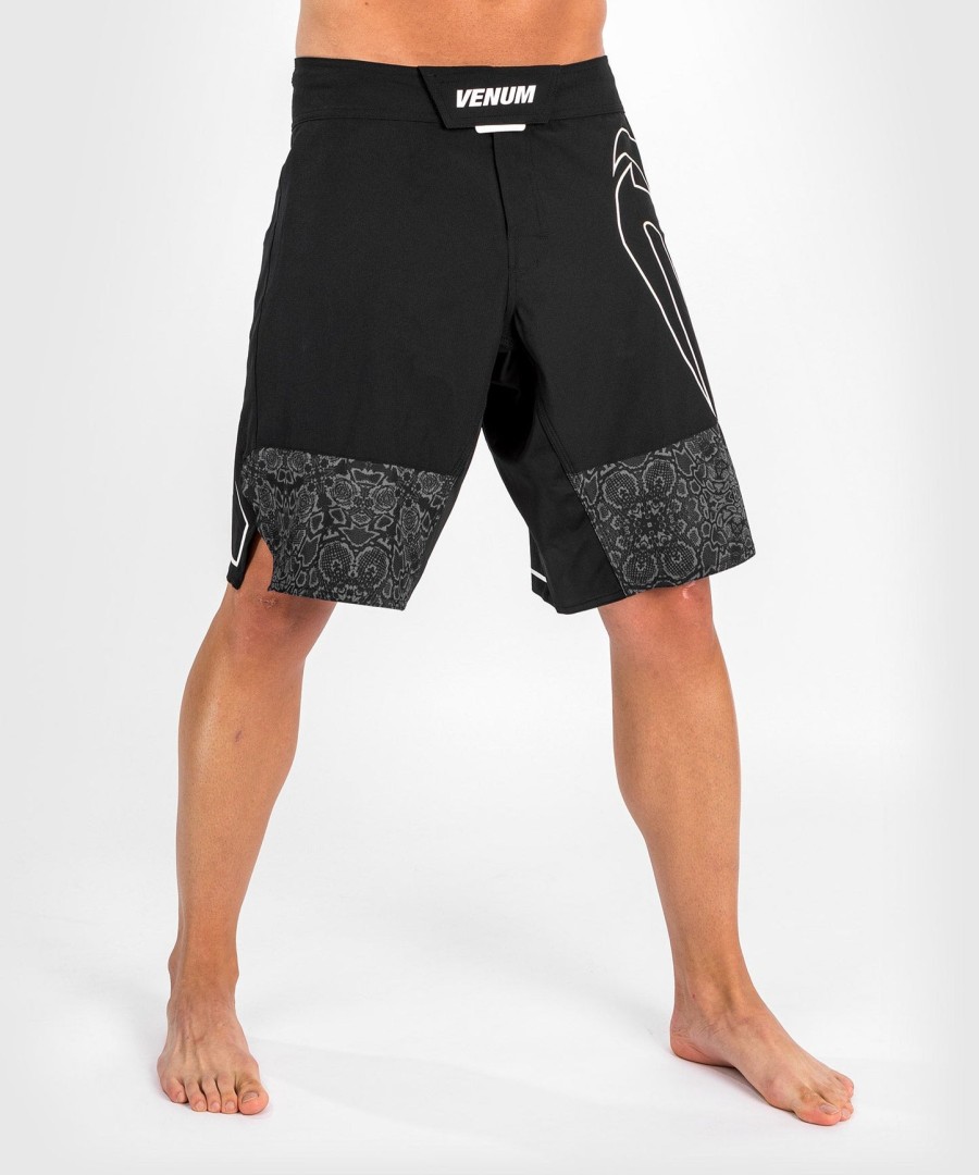 kraťasy fightshorts light 4.0 venum - Černobílé