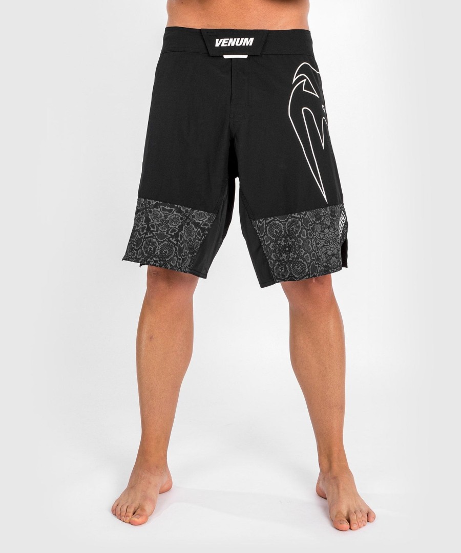 kraťasy fightshorts light 4.0 venum - Černobílé