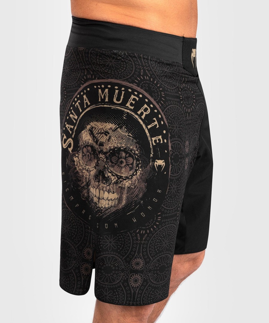 venum santa muerte dark side - bojové kraťasy - Černohnědé