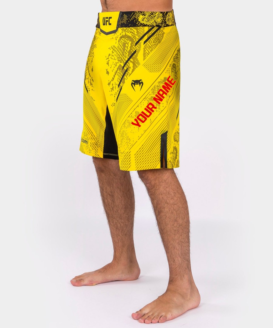 pánské kraťasy ufc adrenaline by venum personalized authentic fight night fight short - long fit - žluté
