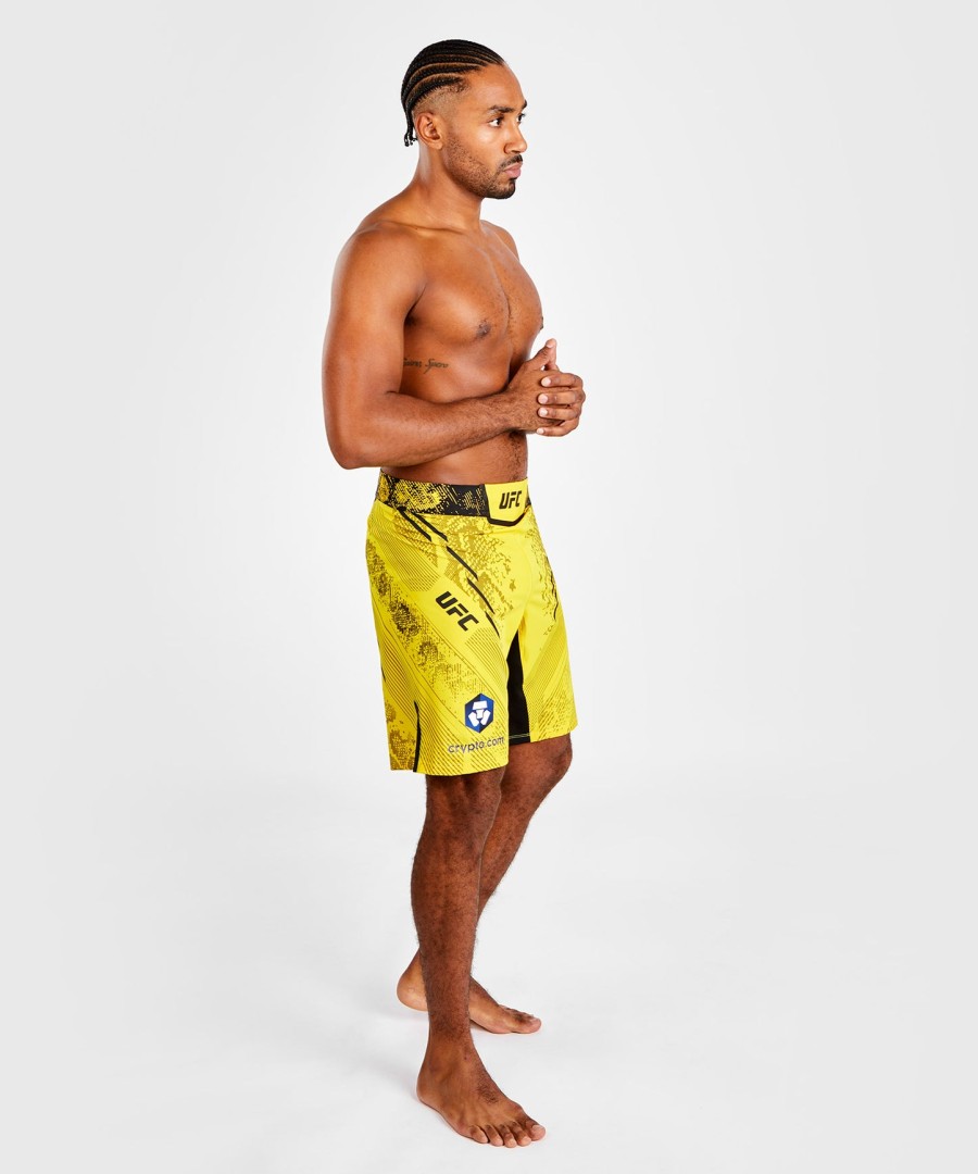 pánské kraťasy ufc adrenaline by venum personalized authentic fight night fight short - long fit - žluté