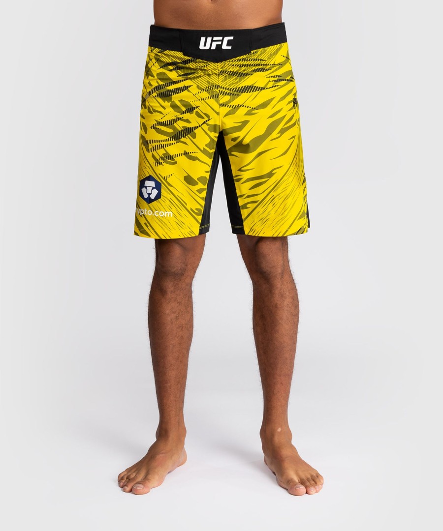 pánské kraťasy ufc fusion by venum authentic fight night fight short - long fit - žluté