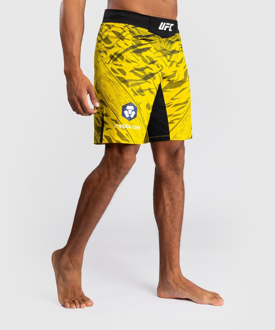 pánské kraťasy ufc fusion by venum authentic fight night fight short - long fit - žluté