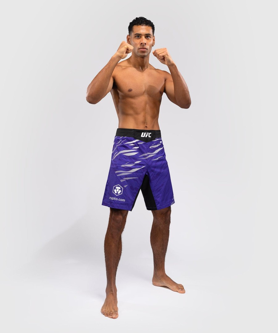 pánské kraťasy ufc fusion by venum authentic fight night fight short - long fit - fialové