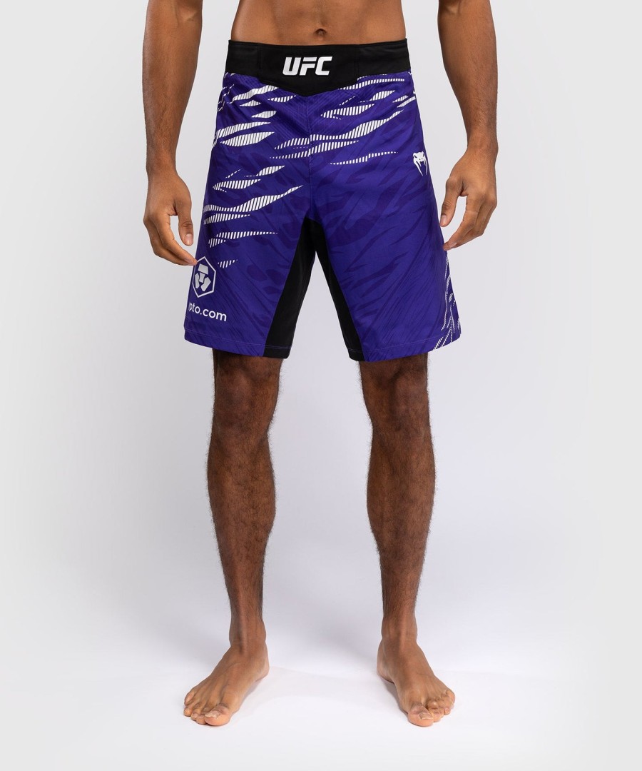 pánské kraťasy ufc fusion by venum authentic fight night fight short - long fit - fialové