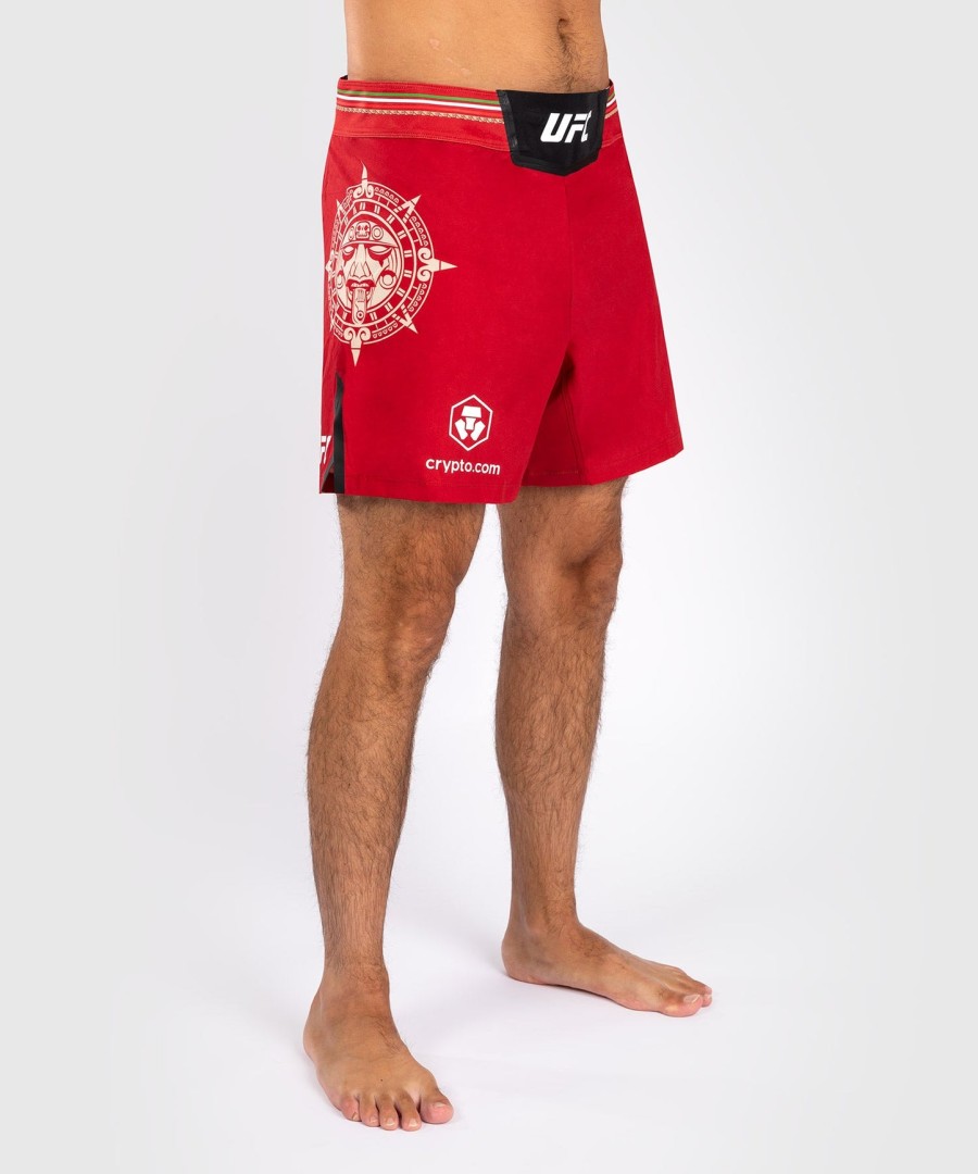 pánské kraťasy noche ufc by venum authentic fight night fight short - short fit - Červené
