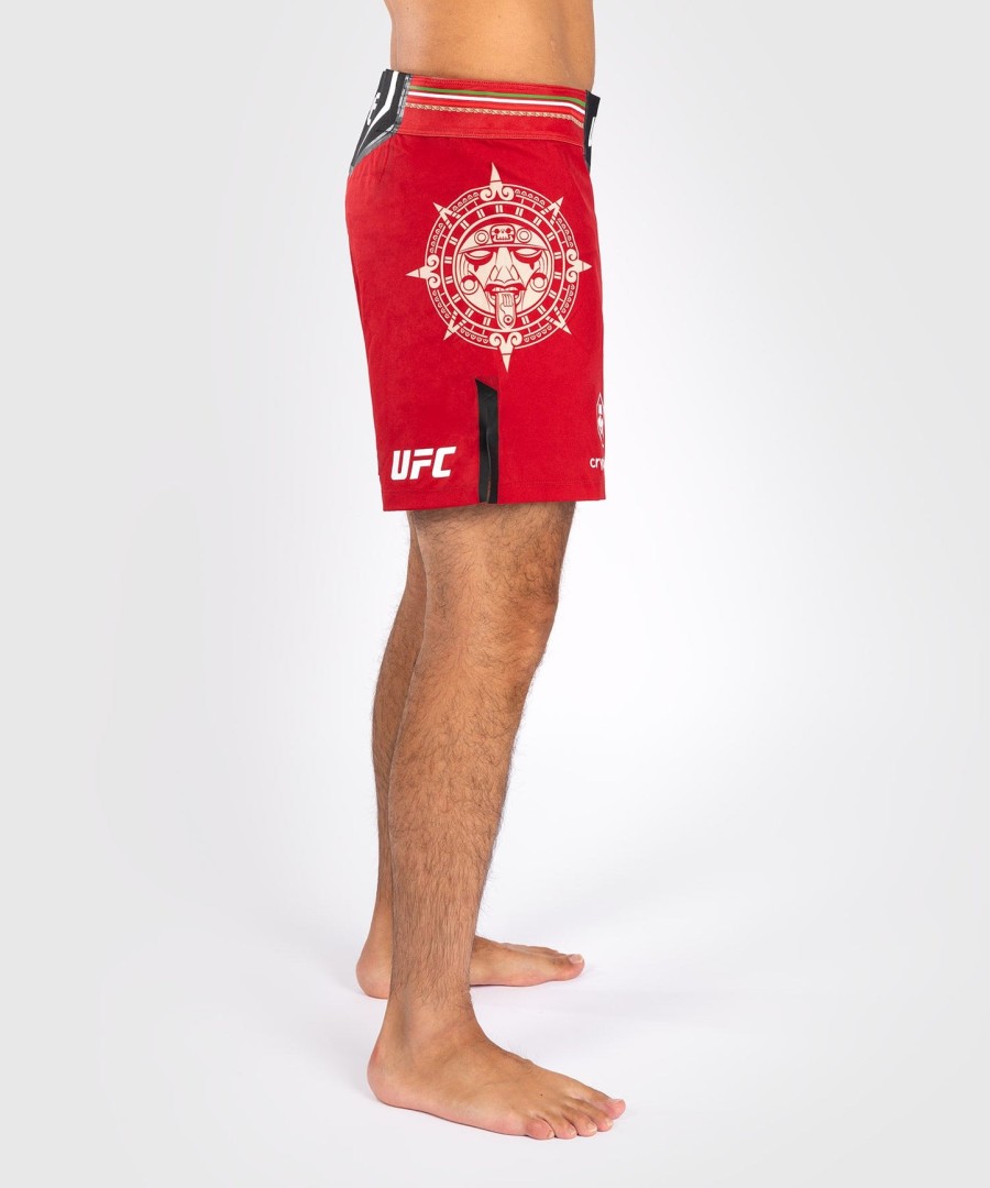 pánské kraťasy noche ufc by venum authentic fight night fight short - short fit - Červené