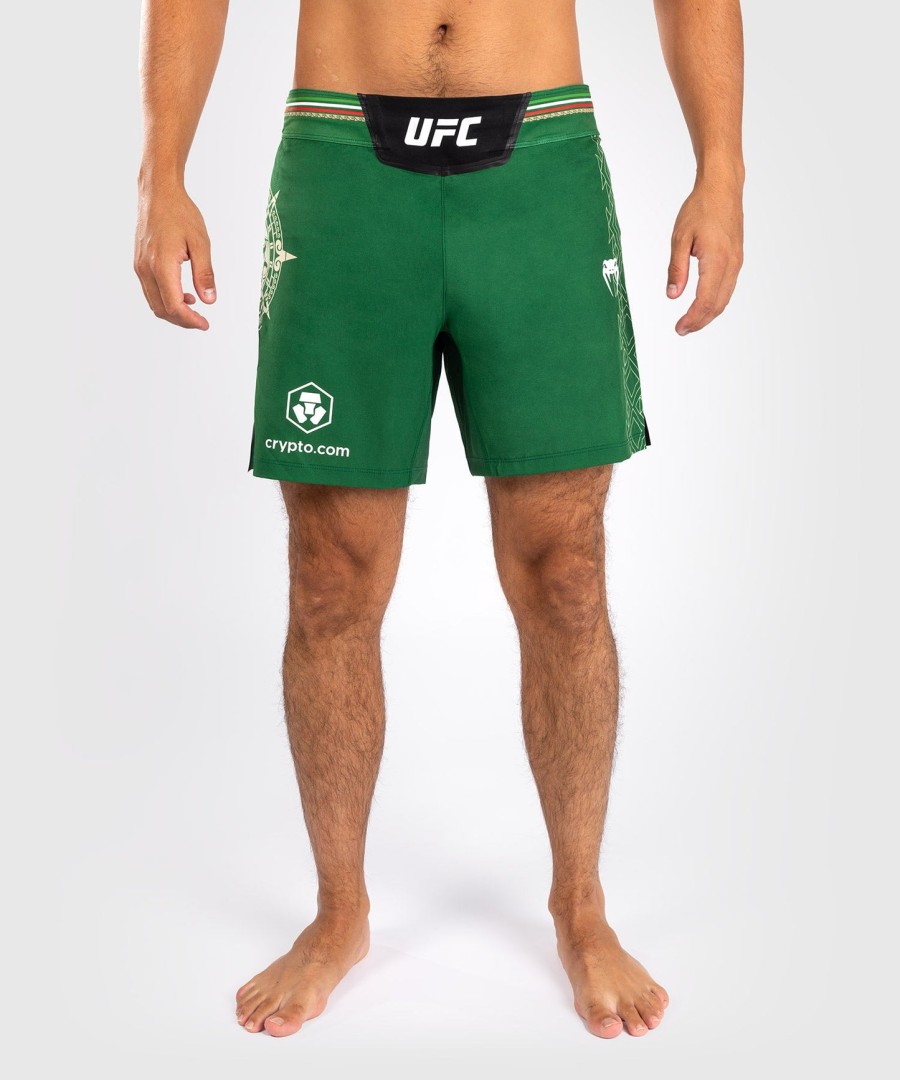 pánské kraťasy noche ufc by venum authentic fight night fight short - short fit - zelené
