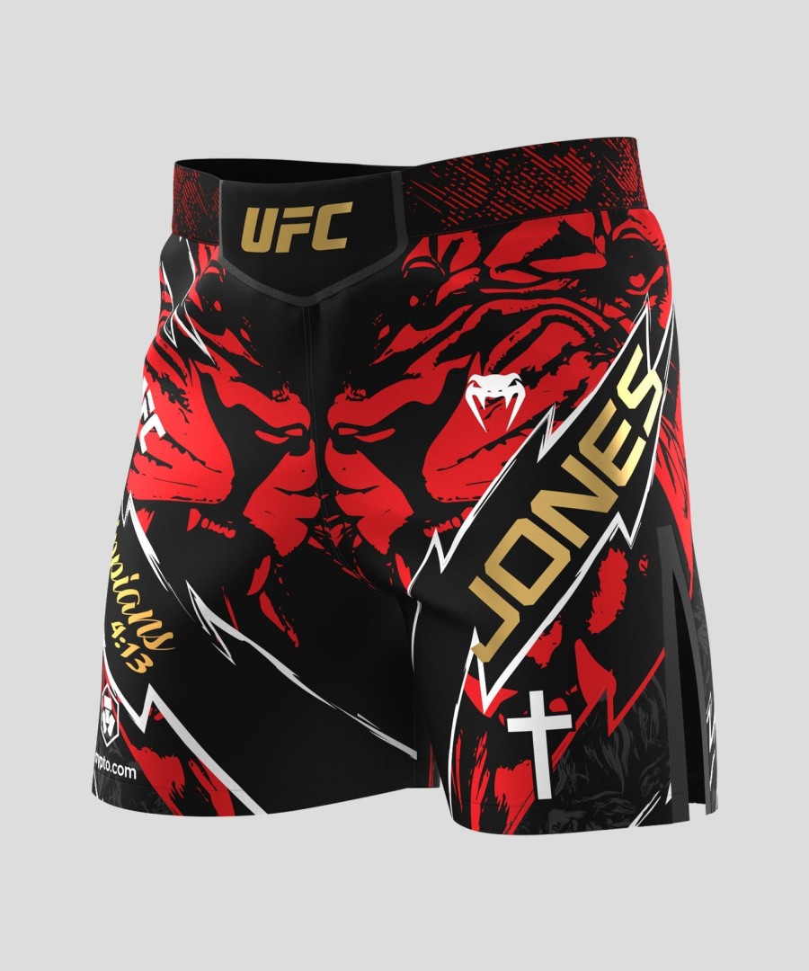 pánské kraťasy ufc unrival by venum red jon jones střihové bojové