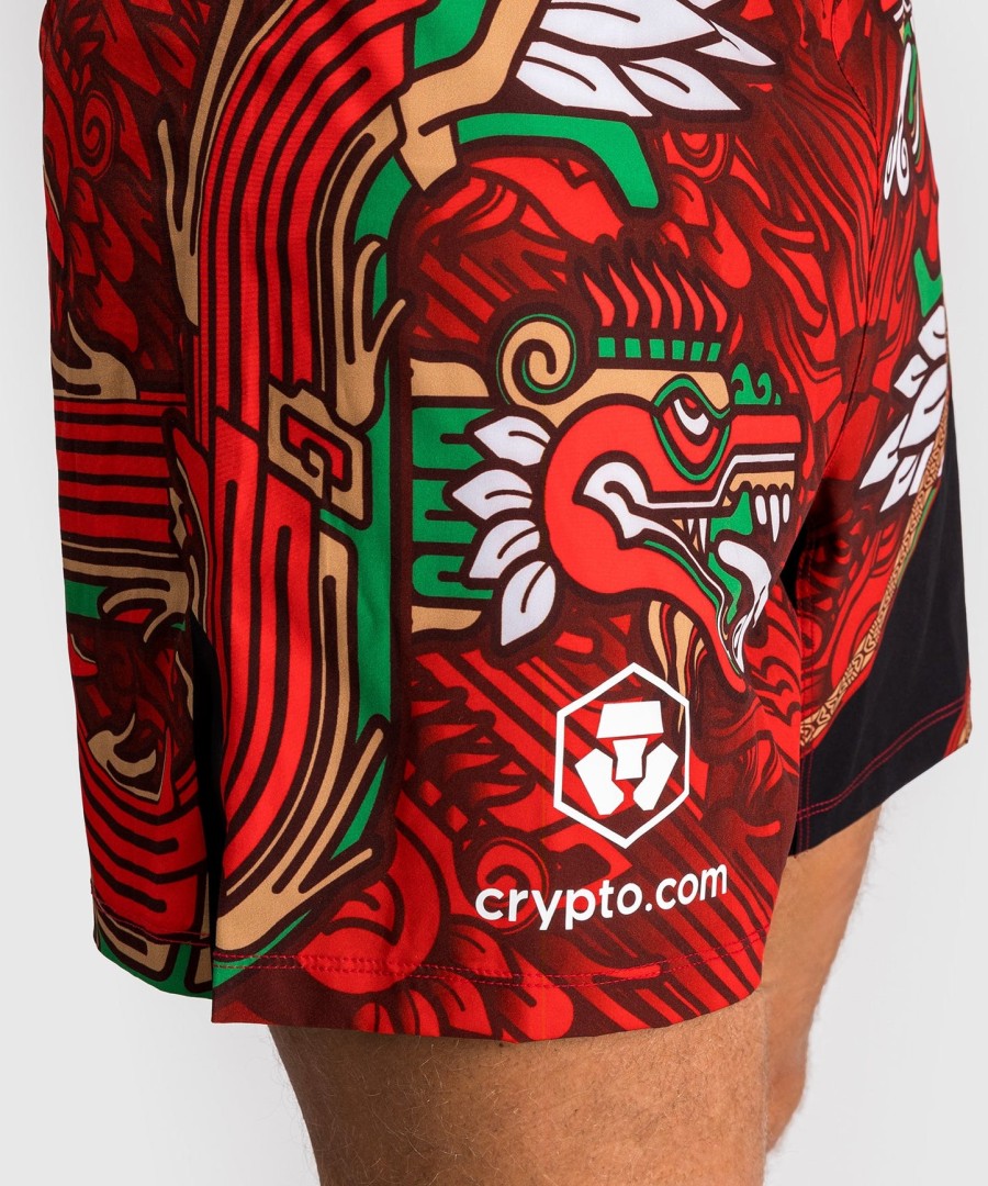 pánské kraťasy ufc unrival by venum red brandon moreno fit fight short