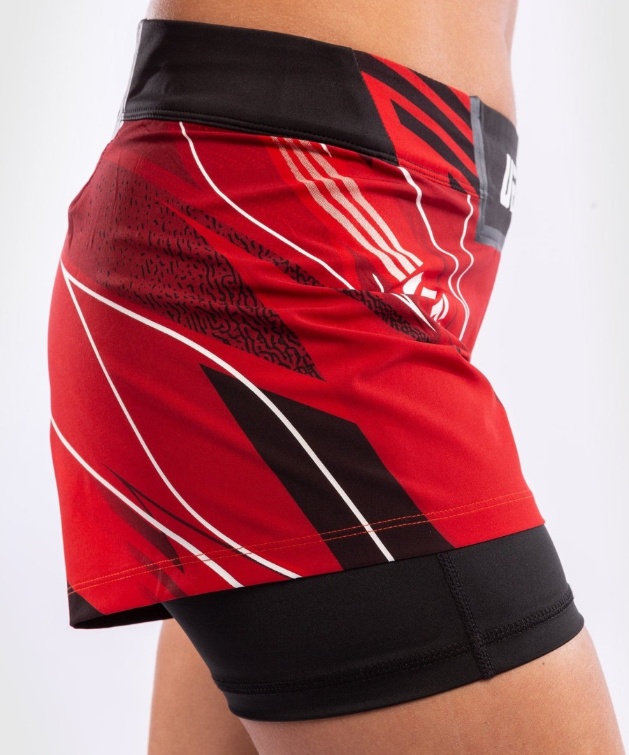 dámské kraťasy ufc venum authentic fight night - short fit - Červené