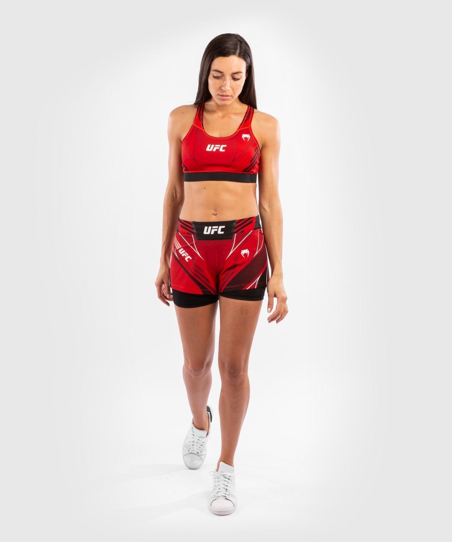 dámské kraťasy ufc venum authentic fight night - short fit - Červené