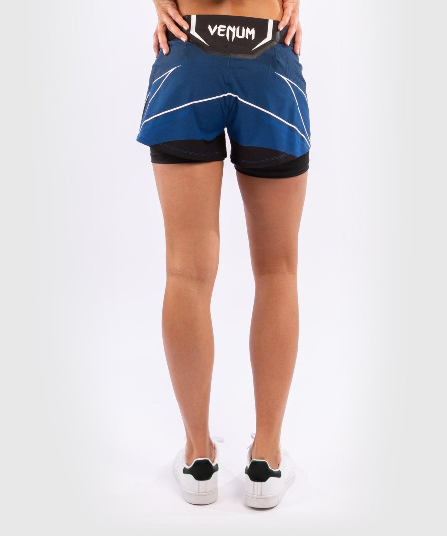 dámské kraťasy ufc venum authentic fight night - short fit - modré