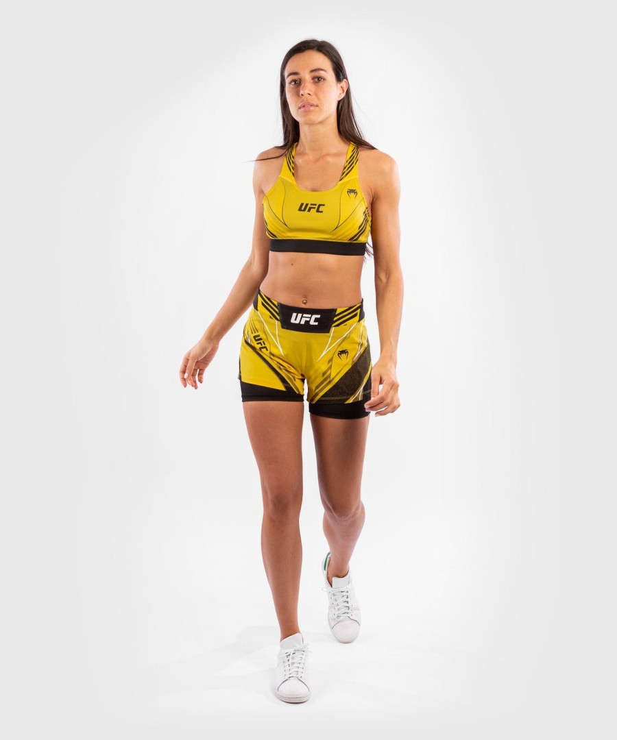 dámské kraťasy ufc venum authentic fight night - short fit - Žluté