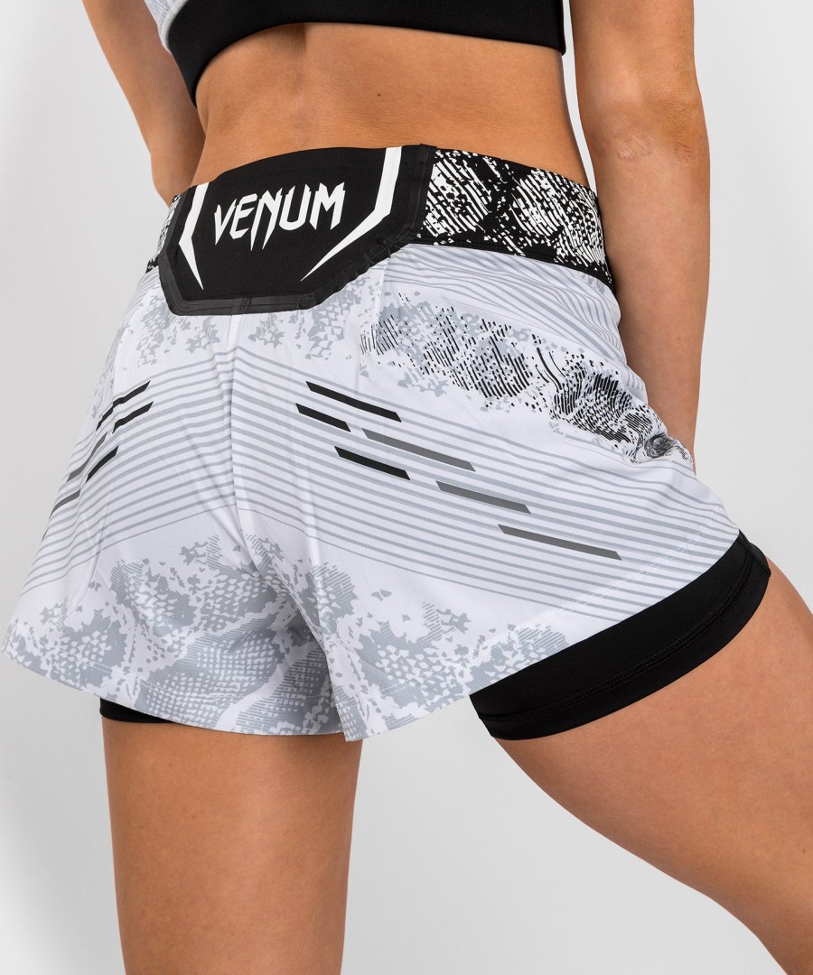 dámské kraťasy ufc adrenaline by venum personalized authentic fight night – bílé