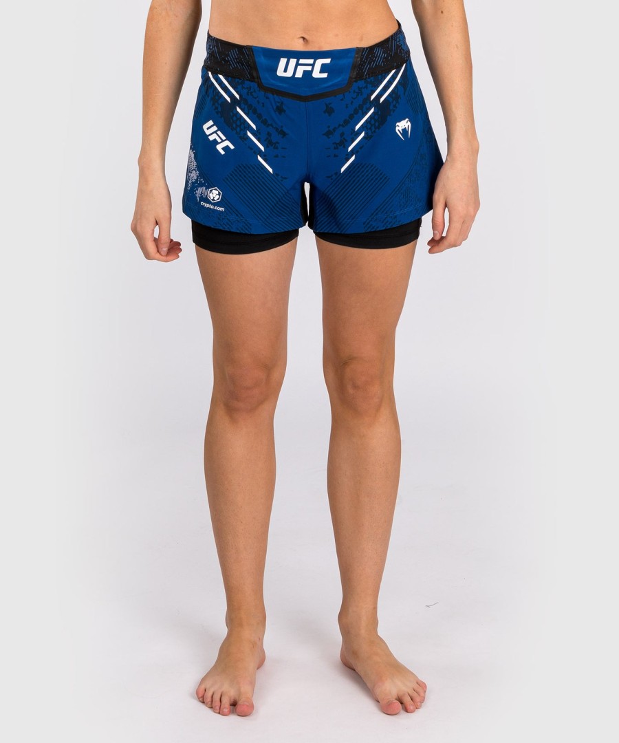 dámské kraťasy ufc adrenaline by venum personalized authentic fight night – modré