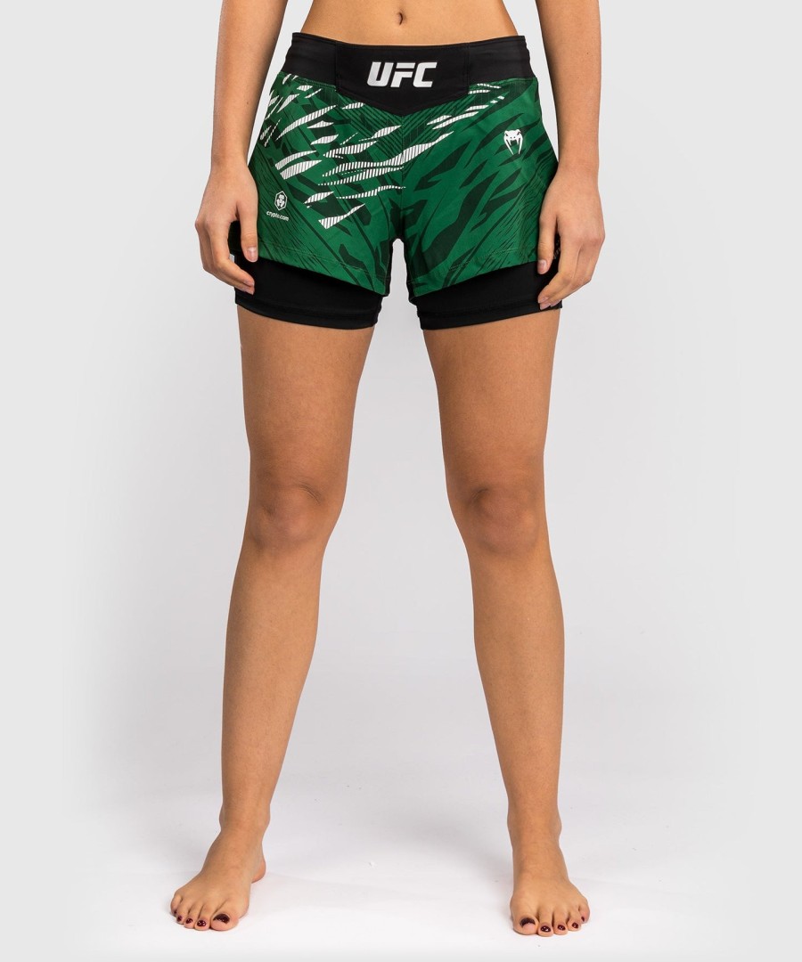 dámské kraťasy ufc fusion by venum authentic fight night - zelené