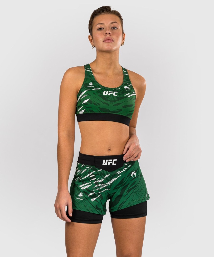 dámské kraťasy ufc fusion by venum authentic fight night - zelené