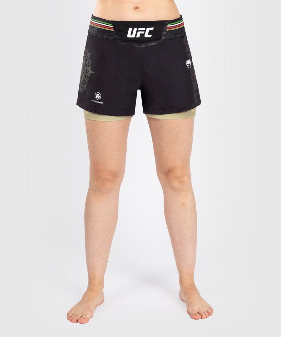 dámské kraťasy noche ufc by venum authentic fight night - černé