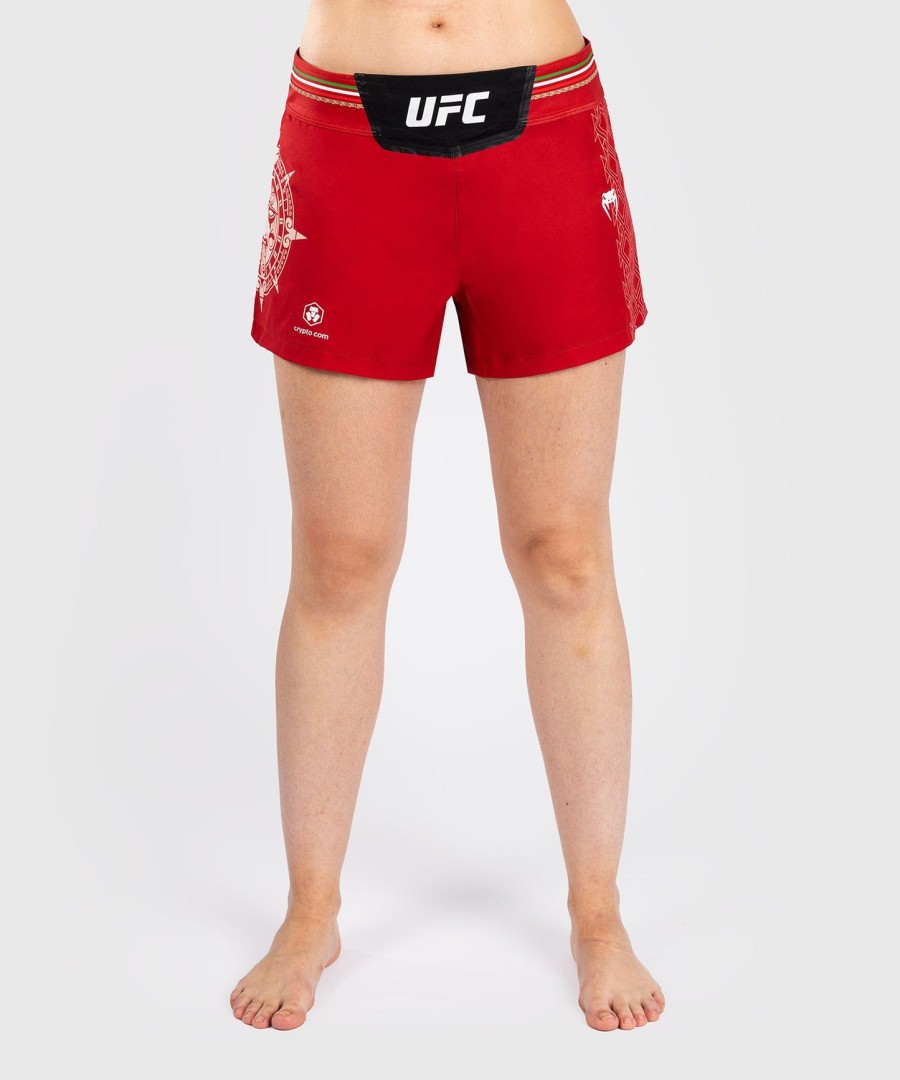 dámské kraťasy noche ufc by venum authentic fight night - červené