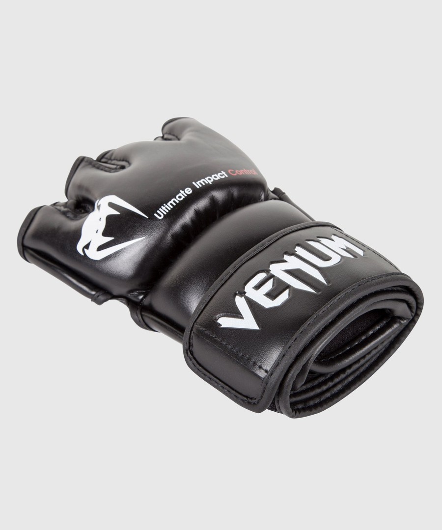 rukavice venum impact mma - skintex leather - černé