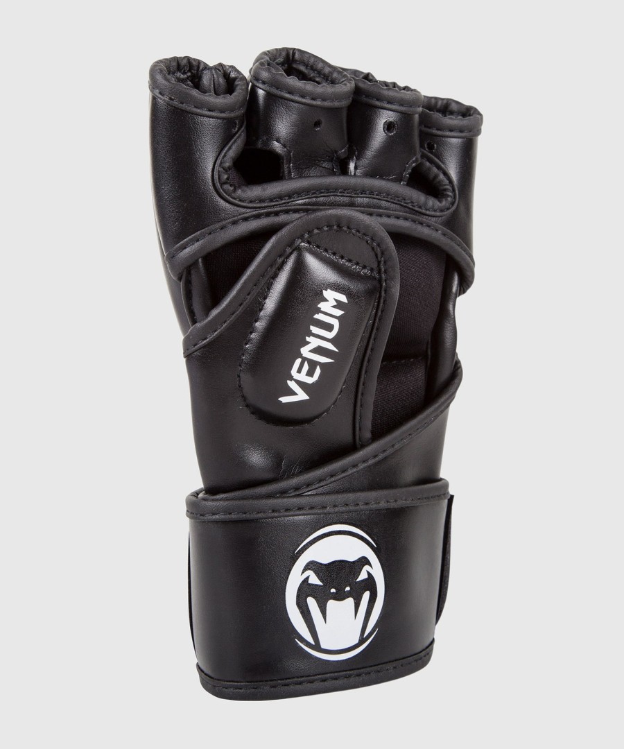 rukavice venum impact mma - skintex leather - černé