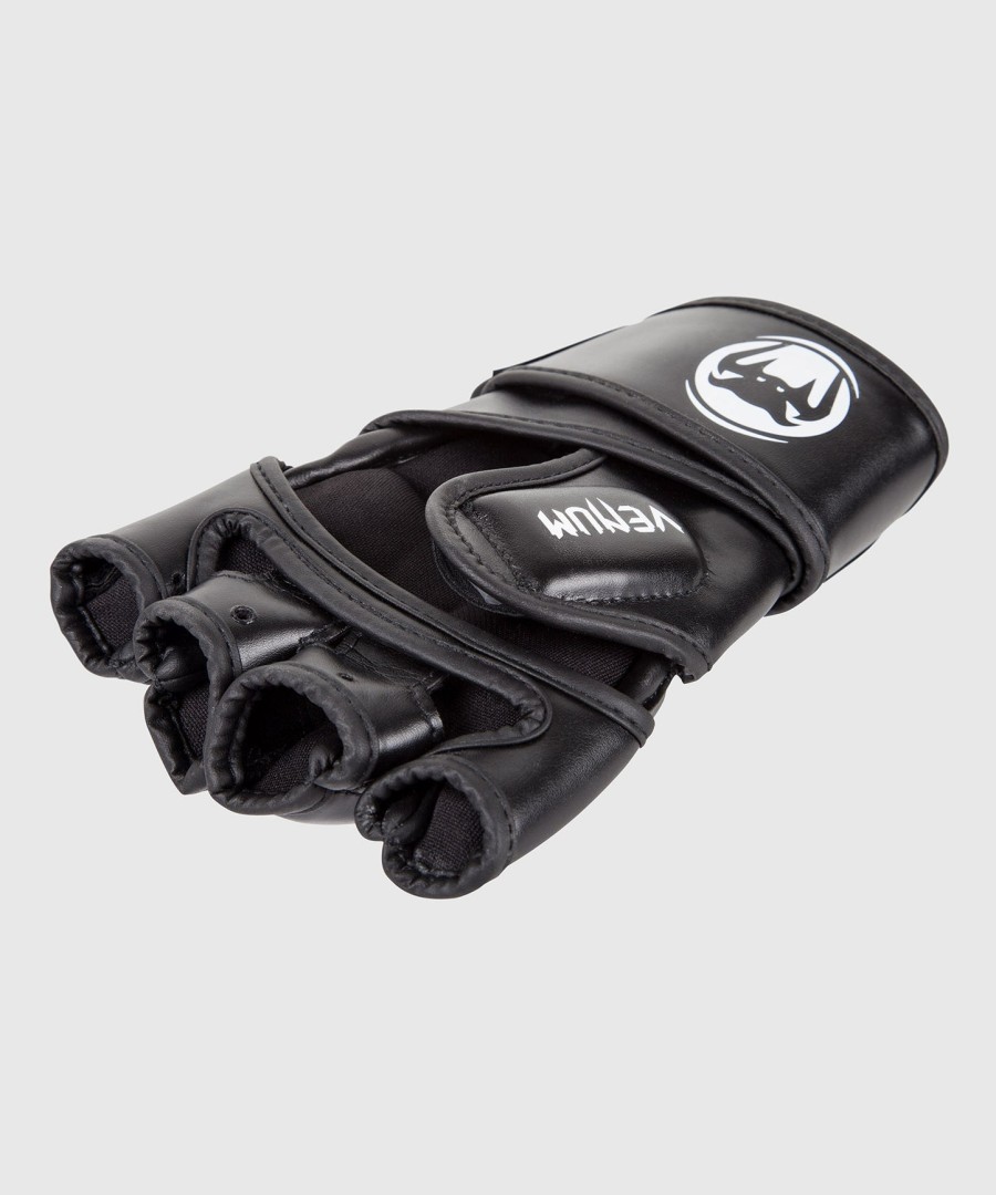rukavice venum impact mma - skintex leather - černé