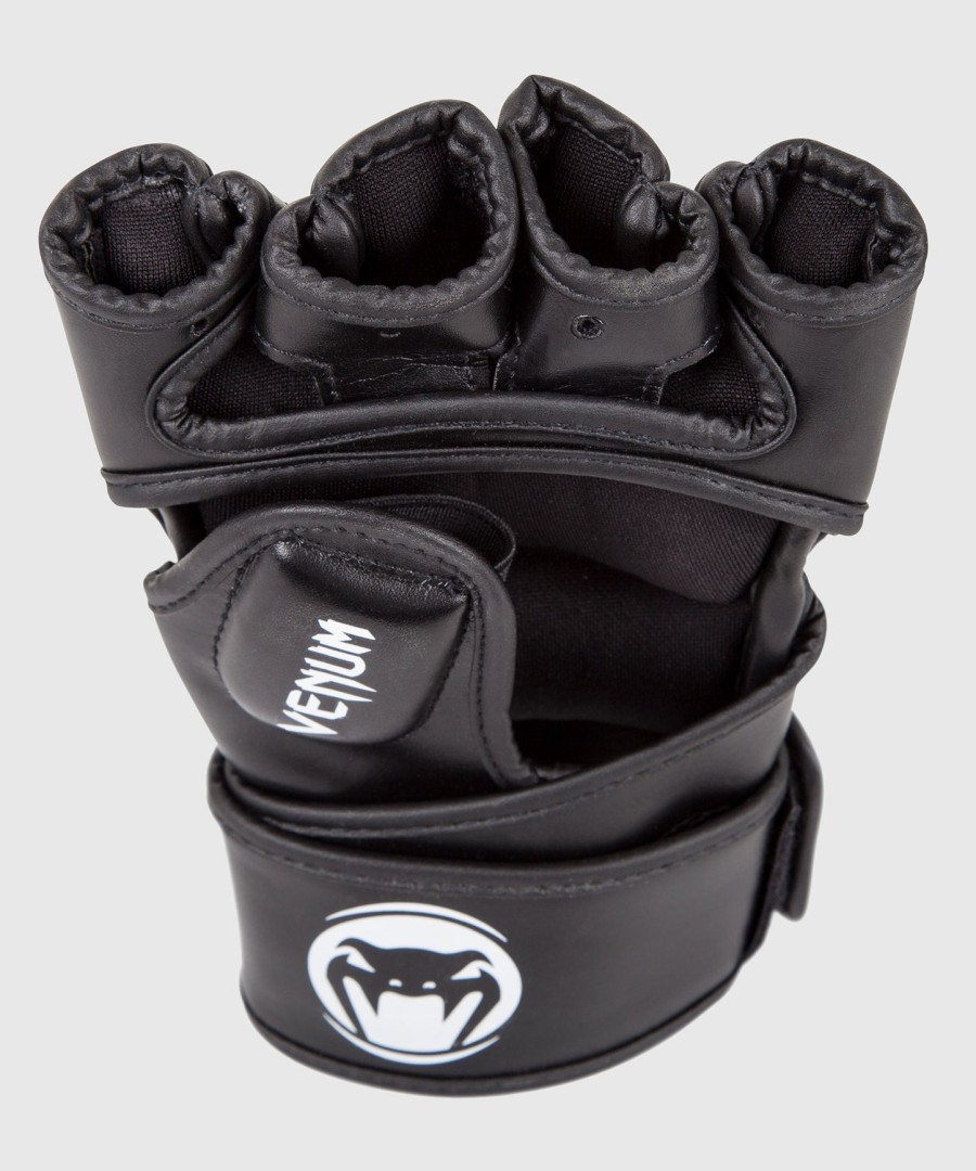 rukavice venum impact mma - skintex leather - černé