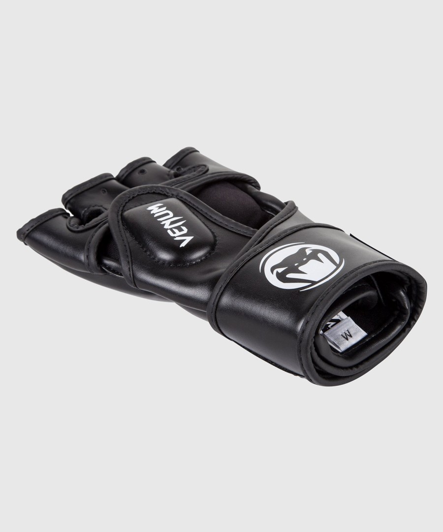 rukavice venum impact mma - skintex leather - černé