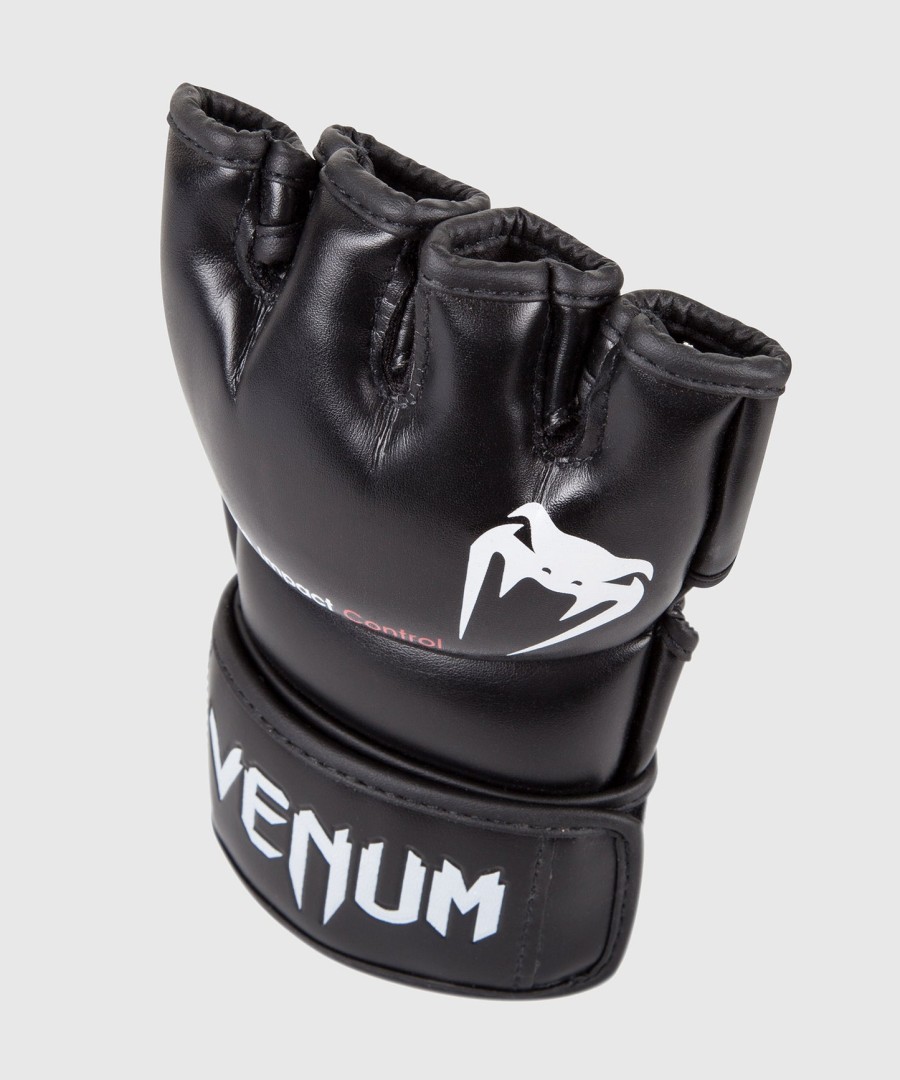 rukavice venum impact mma - skintex leather - černé