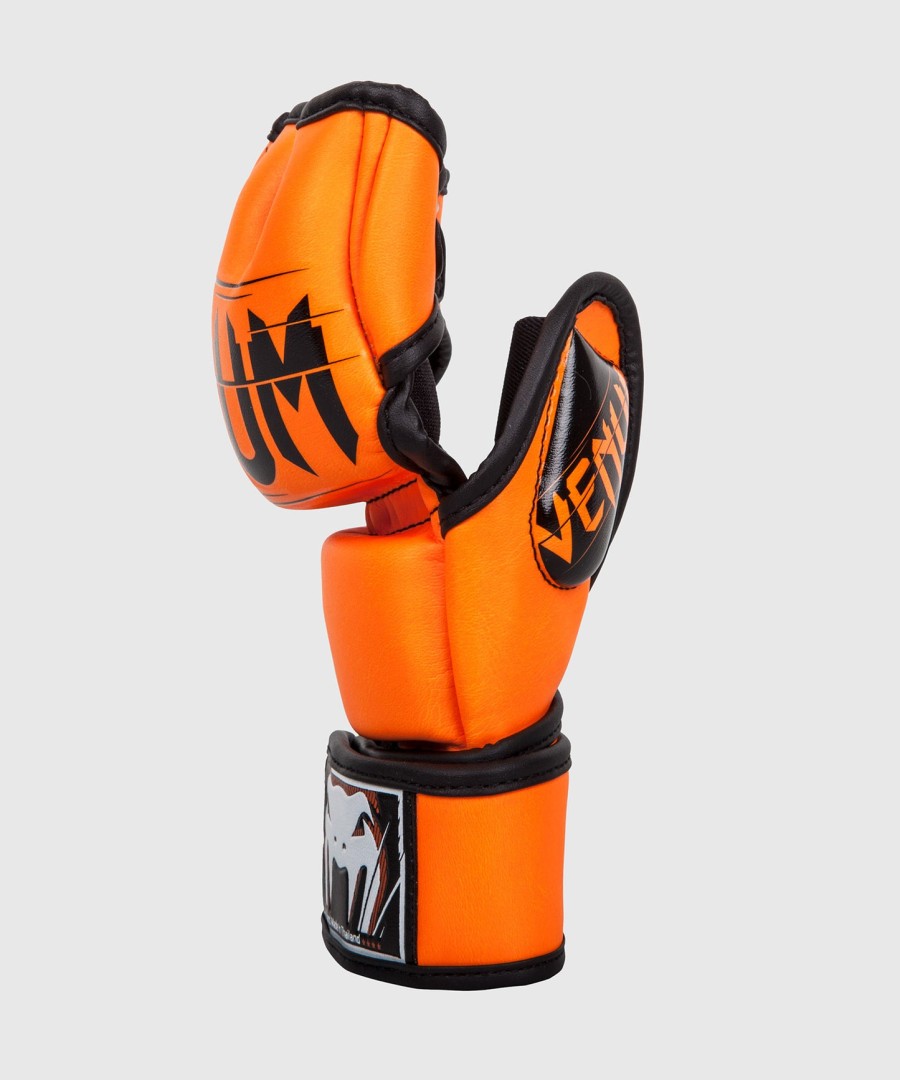 mma rukavice venum undisputed 2.0 - skintex leather - neo orange
