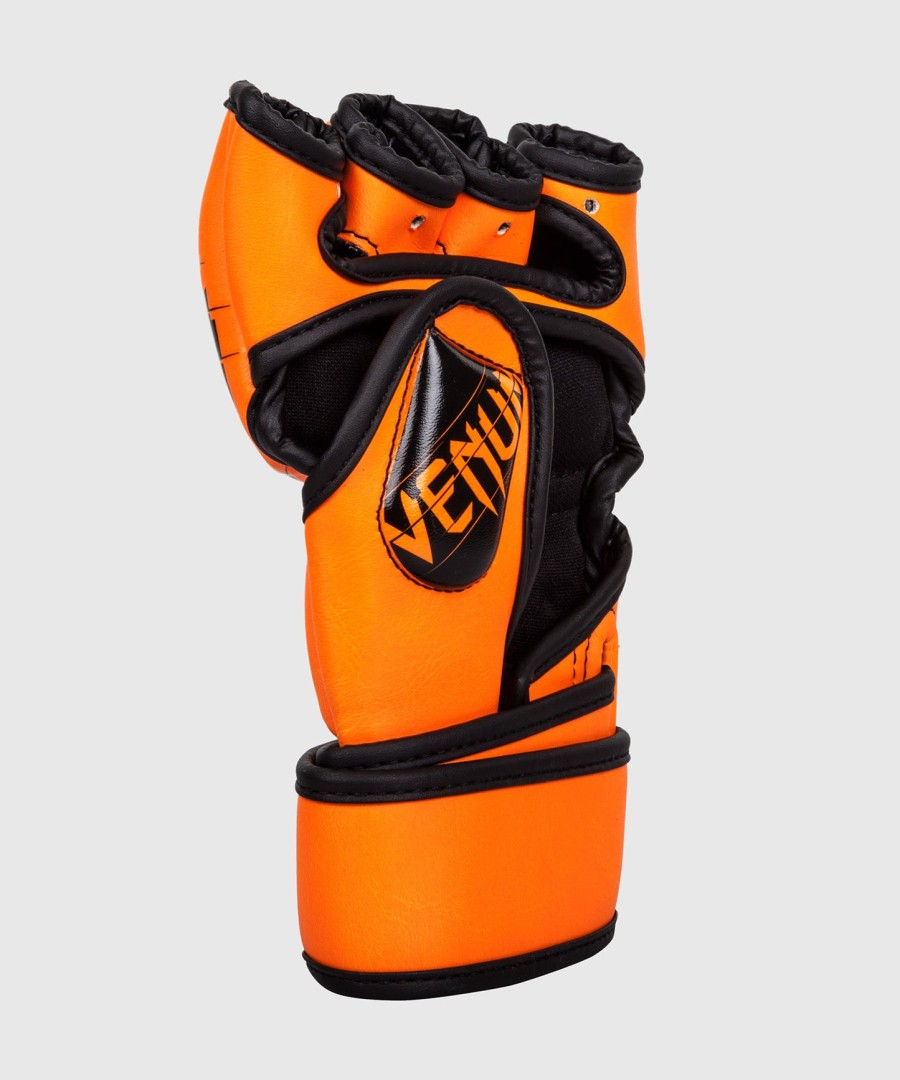 mma rukavice venum undisputed 2.0 - skintex leather - neo orange