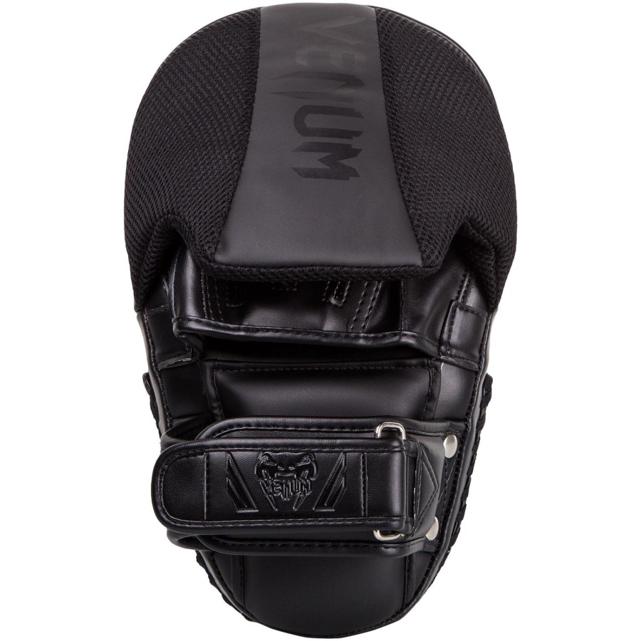 rukavice venum elite big focus - černo-černé