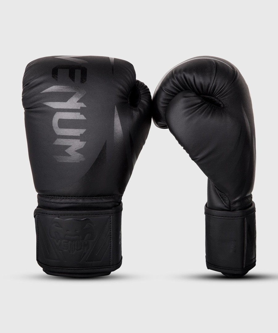 dětské boxerské rukavice venum challenger 2.0 - černo-černé