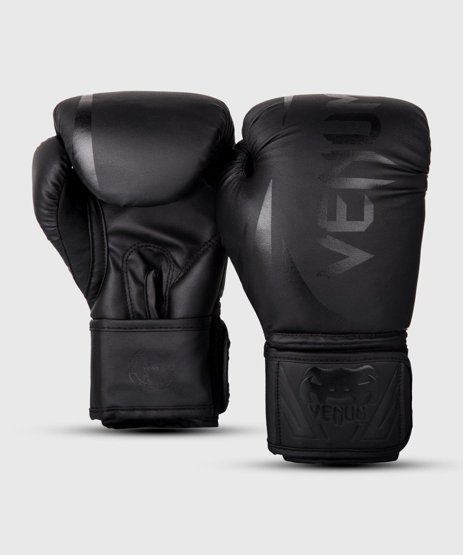 dětské boxerské rukavice venum challenger 2.0 - černo-černé