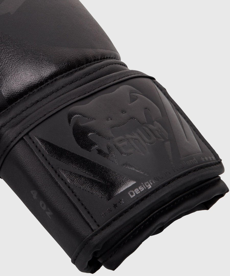dětské boxerské rukavice venum challenger 2.0 - černo-černé